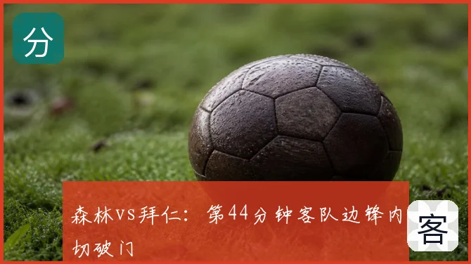 森林vs拜仁:第44分钟客队边锋内切破门